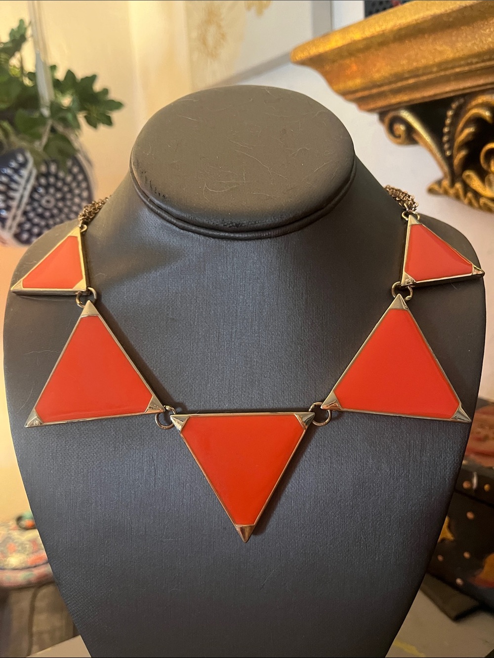 Amrita Singh Reversible Triangle Statement Necklace